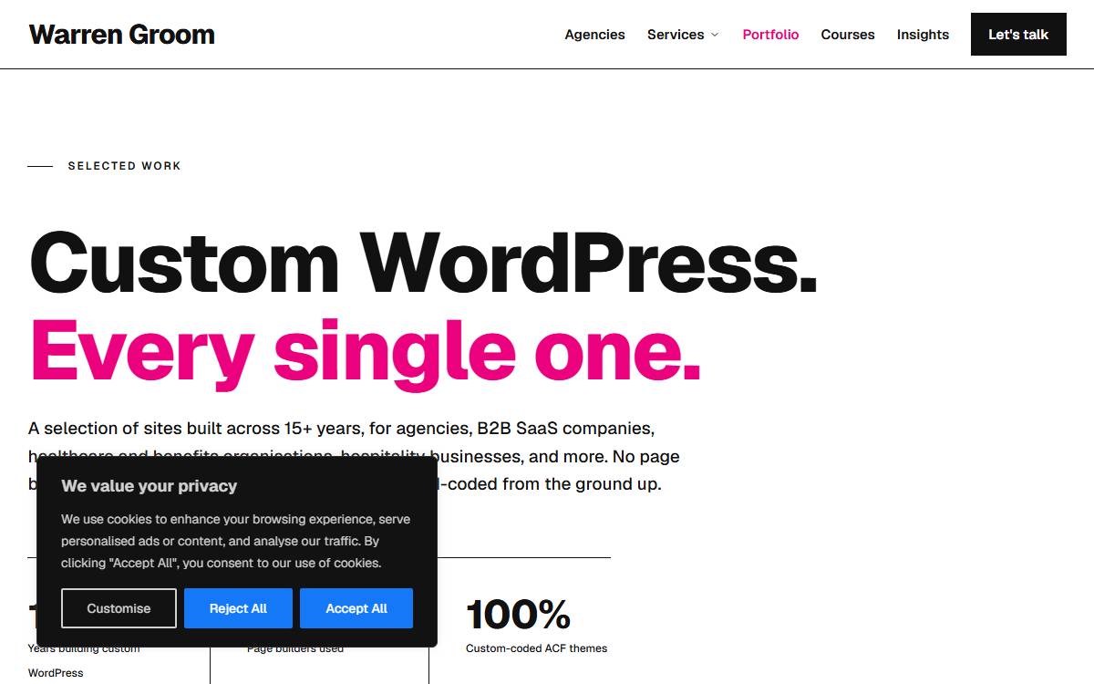 Warren Groom — Client Work
