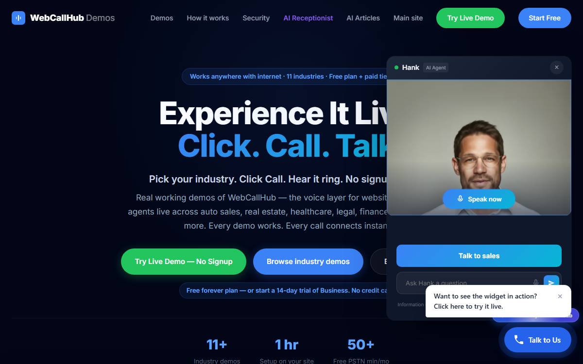 WebCallHub
